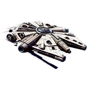 Millennium Falcon Tribute Art Png 85 PNG image