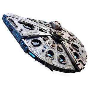 Millennium Falcon Under Attack PNG Kst