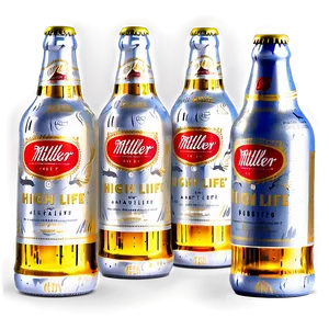 Miller High Life Light Beer Png Mnk98 PNG image