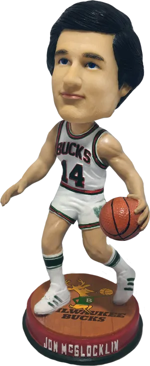 Milwaukee Bucks Bobblehead14 Mc Glocklin PNG