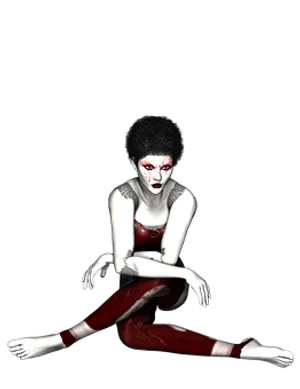Mime Artist3 D Rendering