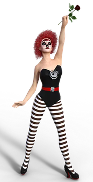 Mime Artistwith Rose