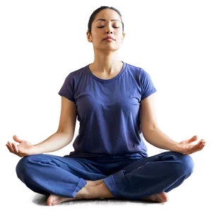 Mindful Meditation Steps Png Sow PNG image