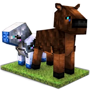 Minecraft Animal Packs Png Dye PNG image