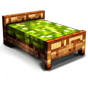 Minecraft Bed B PNG image