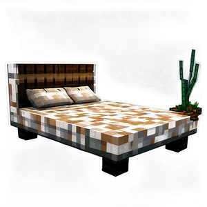 Minecraft Bed Concept PNG 23