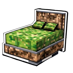 Minecraft Bed Diy PNG Fim4 PNG