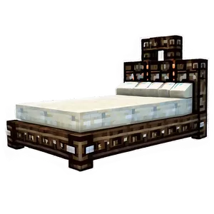 Minecraft Bed In Castle PNG Gwe
