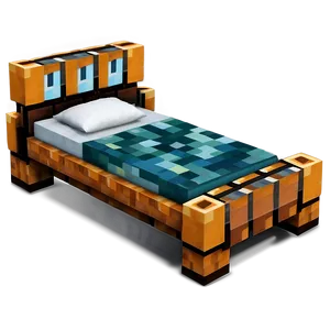 Minecraft Bed Layout Png 06122024 PNG image