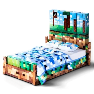 Minecraft Bed Theme PNG 92