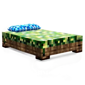Minecraft Bed Underwater PNG Ivd