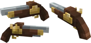 Minecraft Blaster Model Views