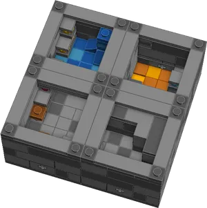 Minecraft Block Design Concept PNG image