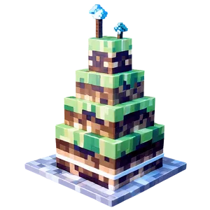 Minecraft Cake 3d Model PNG Lbi63 PNG
