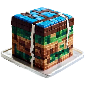 Minecraft Cake Diy PNG 06132024