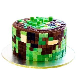Minecraft Cake Edible Image PNG 06132024 PNG