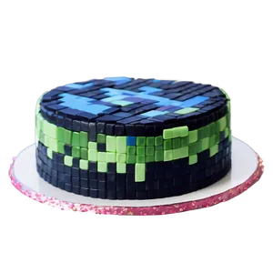 Minecraft Cake Edible Image Png 22 PNG image