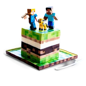 Minecraft Cake For Kids Png 06132024 PNG image