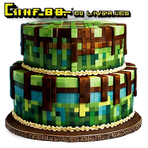 Minecraft Cake Multi-layer PNG 06132024 PNG