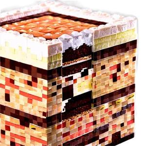 Minecraft Cake Multi-layer PNG 06132024 PNG