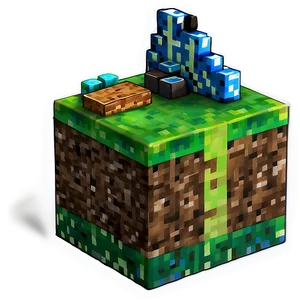 Minecraft Cake Side View Png Jef PNG image