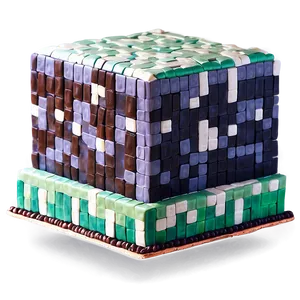 Minecraft Cake Side View Png Uia80 PNG image