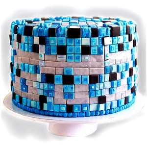 Minecraft Cake Simple Design PNG Wep PNG