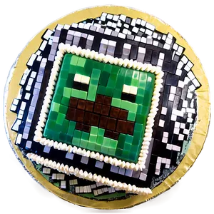 Minecraft Cake Top View Png 06132024 PNG image