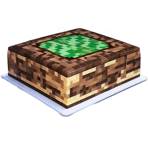 Minecraft Cake Top View Png 12 PNG image