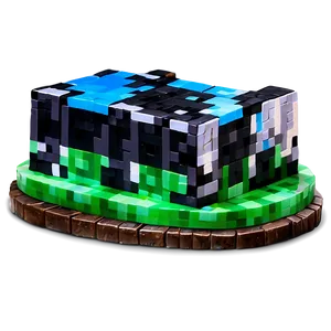 Minecraft Cake Without Fondant PNG Pkc74 PNG