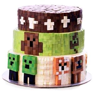 Minecraft Cake Without Fondant PNG Sxb36 PNG