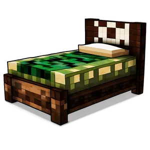 Minecraft Cartoon Bed PNG Rkk3 PNG