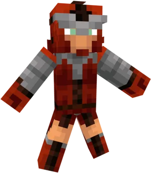 Minecraft_ Character_3 D_ Model PNG image