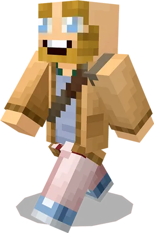 Minecraft Character Adventurer Pose