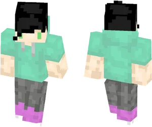 Minecraft_ Character_ Render PNG