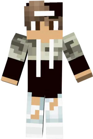 Minecraft Character Skin Design PNG image