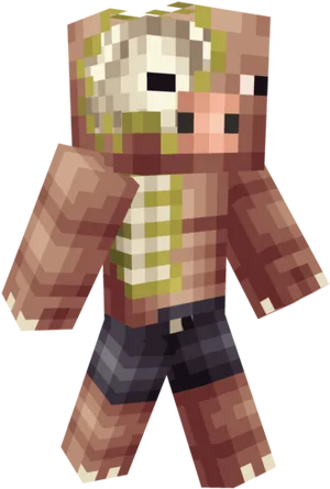 Minecraft Character Skin3 D Model PNG image