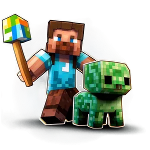 Minecraft Characters And Pets Png Fad92 PNG image