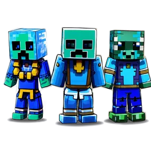 Minecraft Characters Fan Art Png 99 PNG image