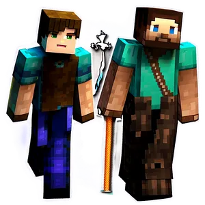 Minecraft Characters For Birthday PNG Roo PNG