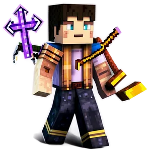 Minecraft Characters With Names PNG Mwf