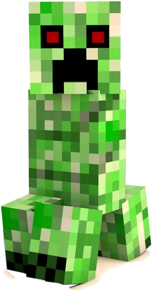 Minecraft_ Creeper_ Character PNG image