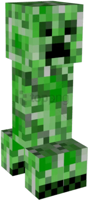 Minecraft Creeper Character Render PNG image