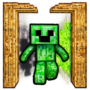 Minecraft Creeper Glow Png 65 PNG image