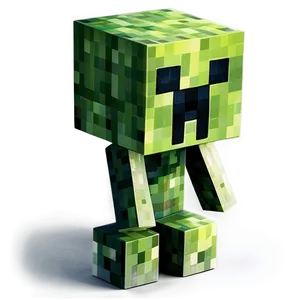 Minecraft Creeper In Sunlight Png 4 PNG image