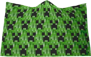Minecraft Creeper Pillow Design PNG image