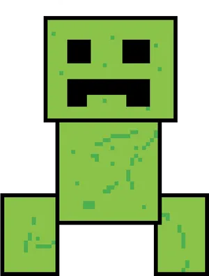 Minecraft Creeper Pixel Art PNG image