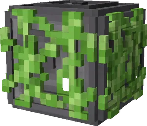 Minecraft_ Emerald_ Ore_ Block.png PNG image
