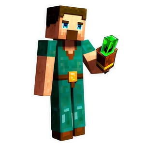 Minecraft Emerald Trader Villager PNG Cml56 PNG
