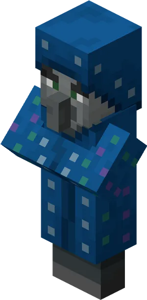 Minecraft Enchanted Player Model PNG image